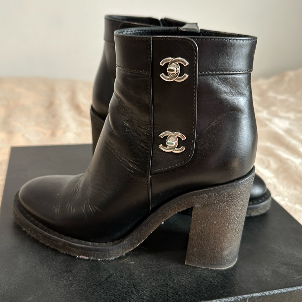 Chanel short boots